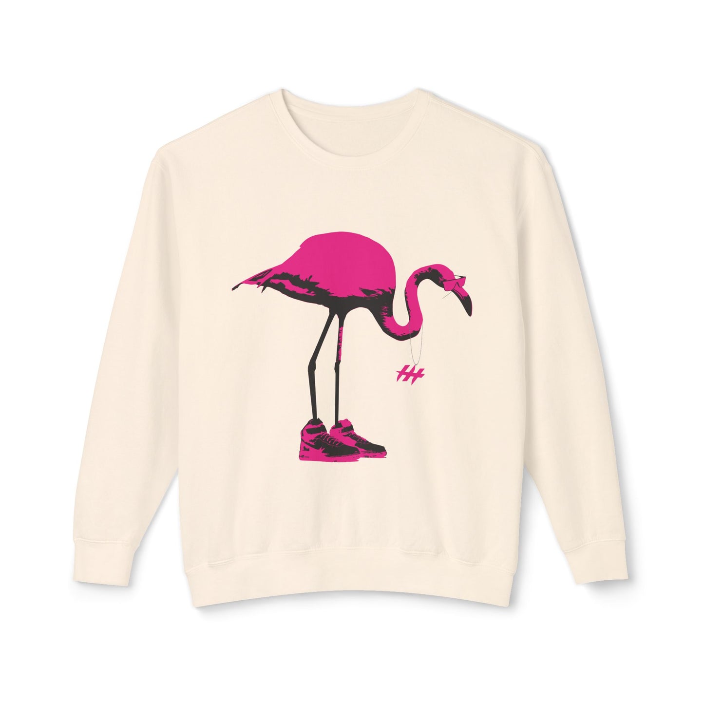 Harrison Heights' Fuego Flamingo Sweatshirt (Pink/Black)