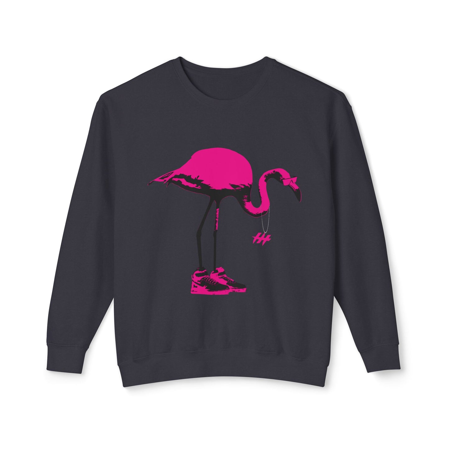 Harrison Heights' Fuego Flamingo Sweatshirt (Pink/Black)