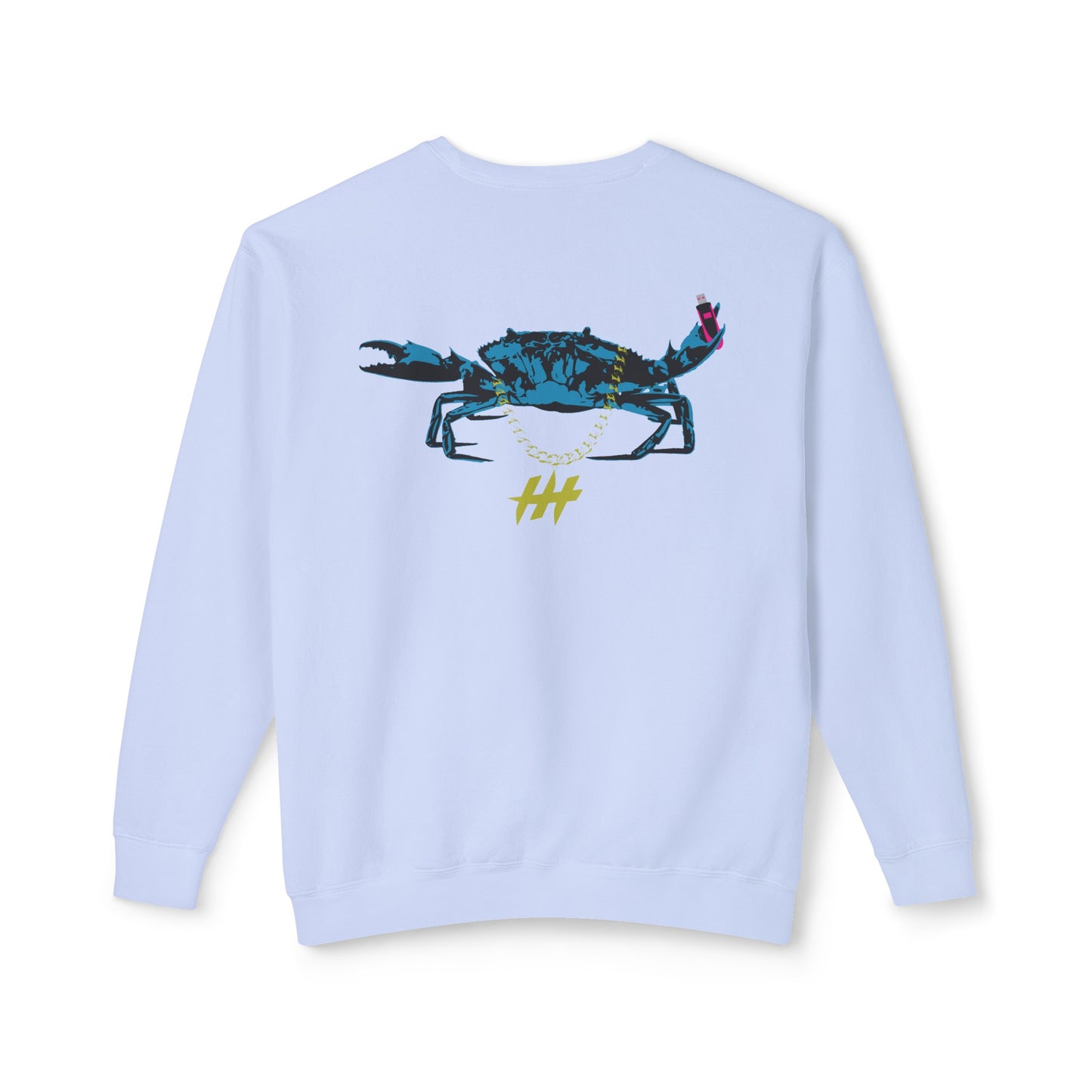 Harrison Heights' Cool Crab Crewneck (Black/Blue)