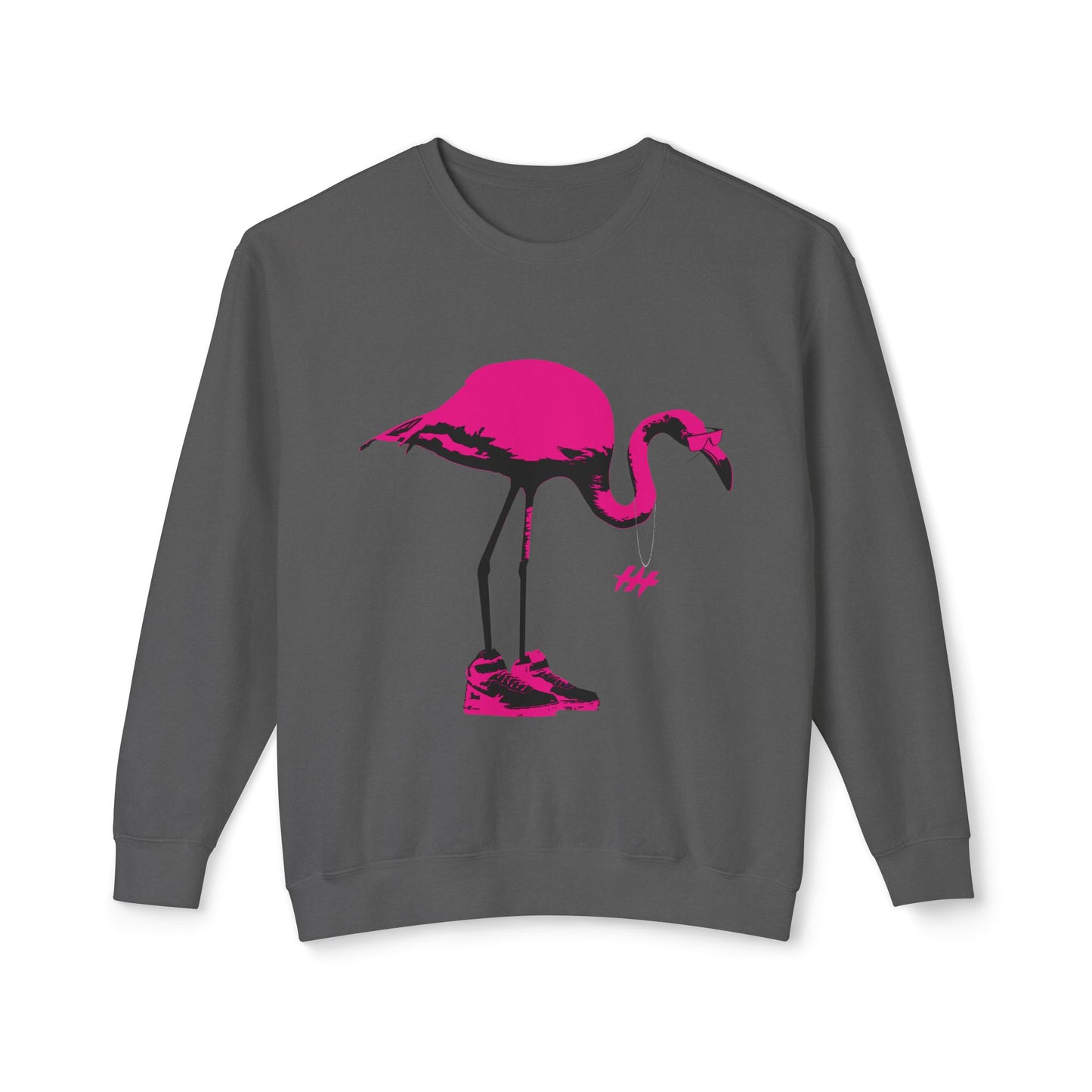 Harrison Heights' Fuego Flamingo Sweatshirt (Pink/Black)