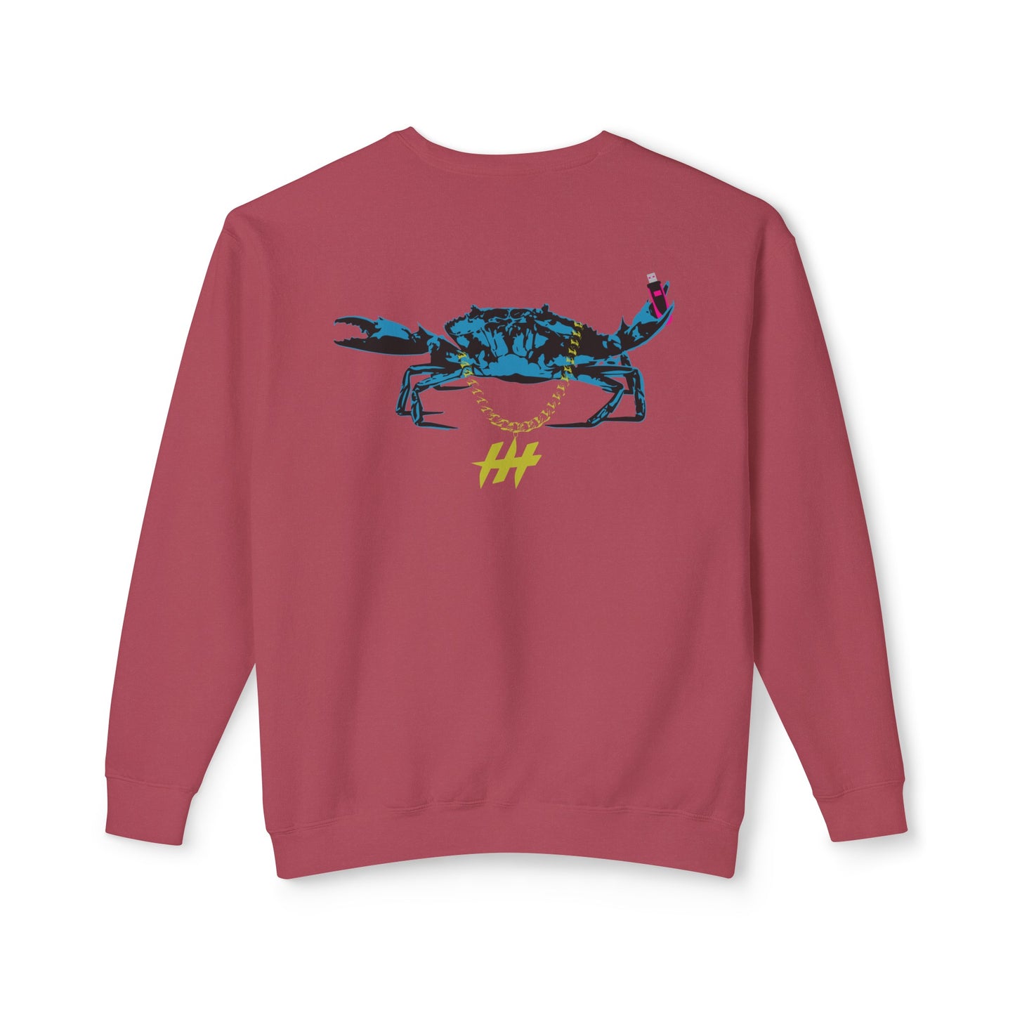 Harrison Heights' Cool Crab Crewneck (Black/Blue)