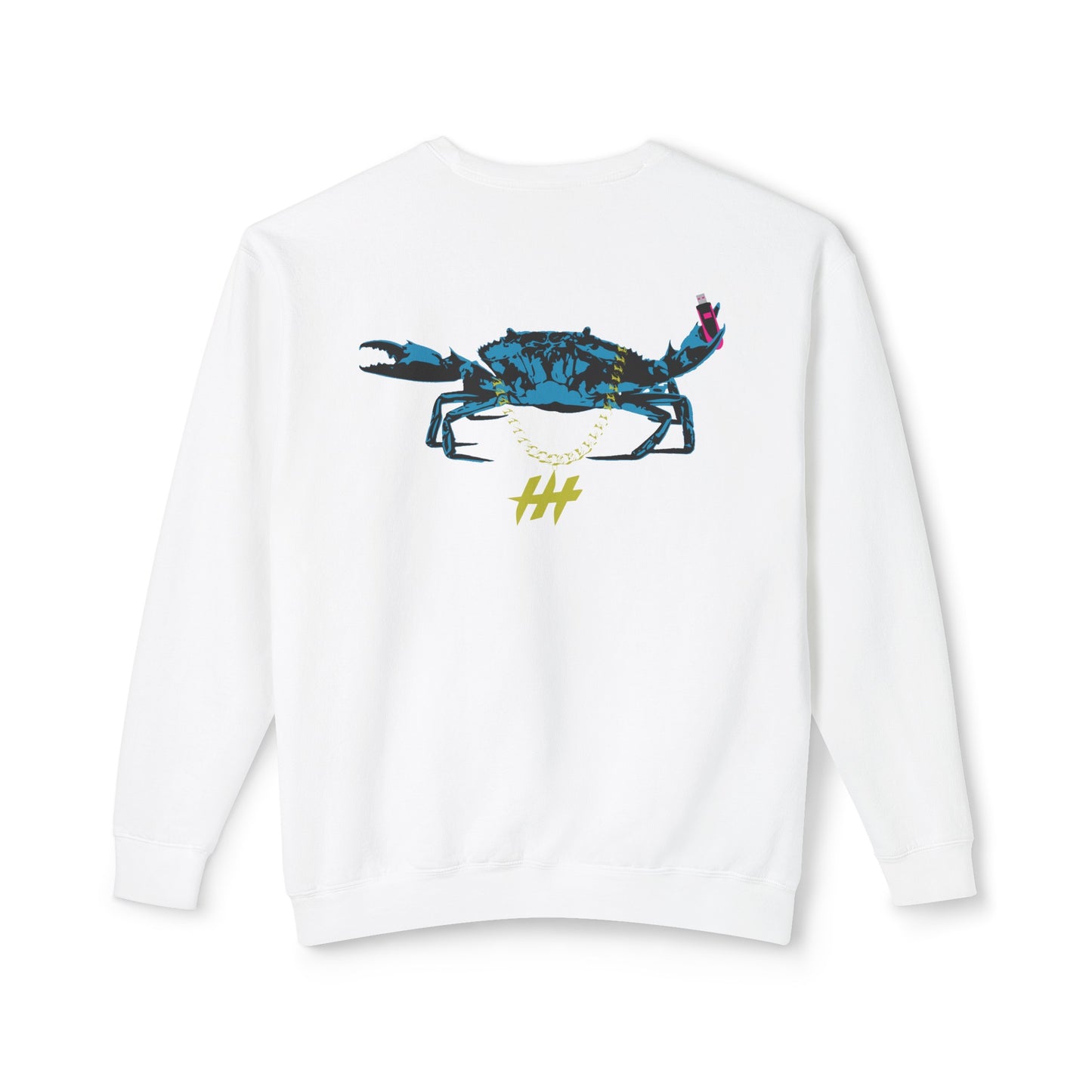 Harrison Heights' Cool Crab Crewneck (Black/Blue)