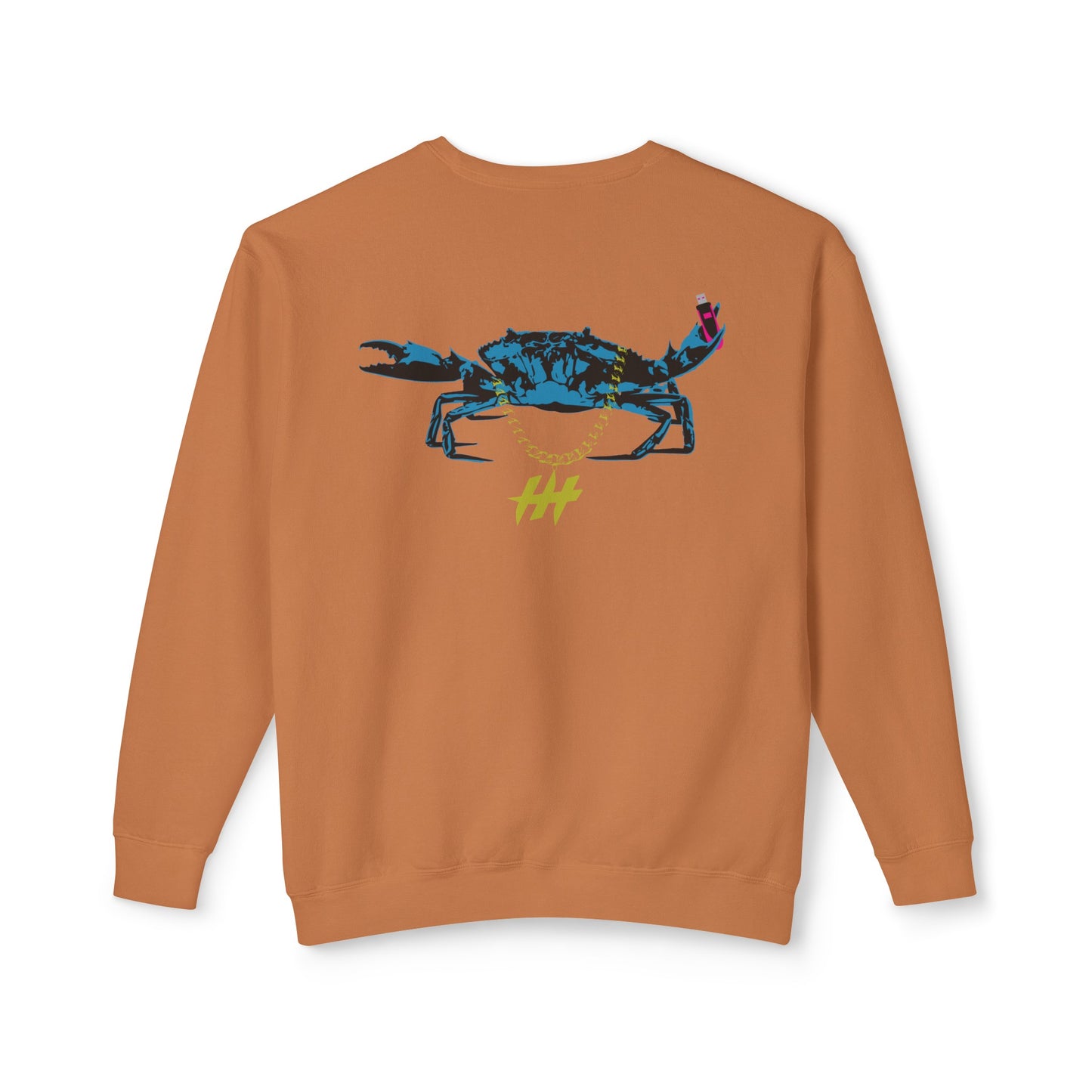 Harrison Heights' Cool Crab Crewneck (Black/Blue)