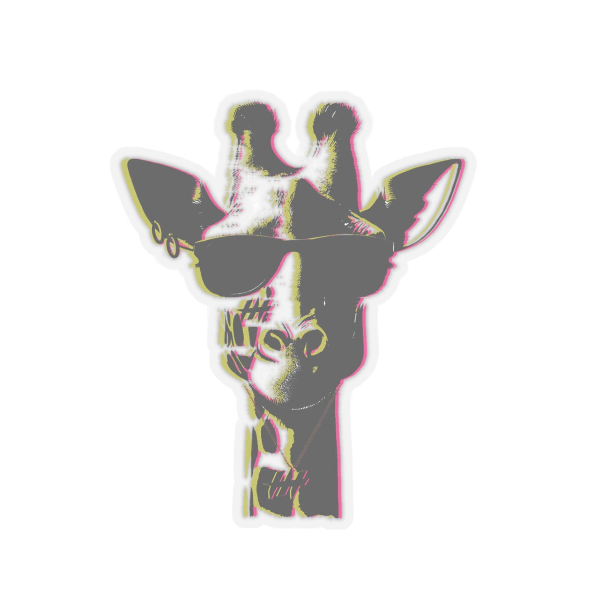 Gangsta Giraffe Sticker (Summer 2024)