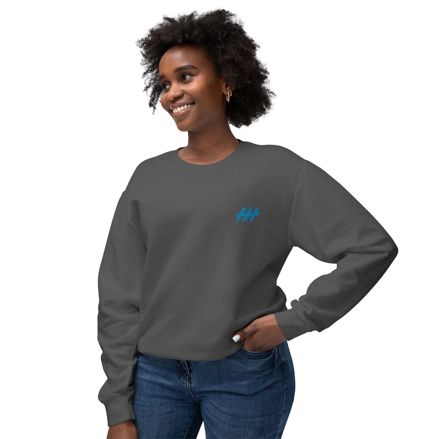 Harrison Heights' Cool Crab Crewneck (Black/Blue)