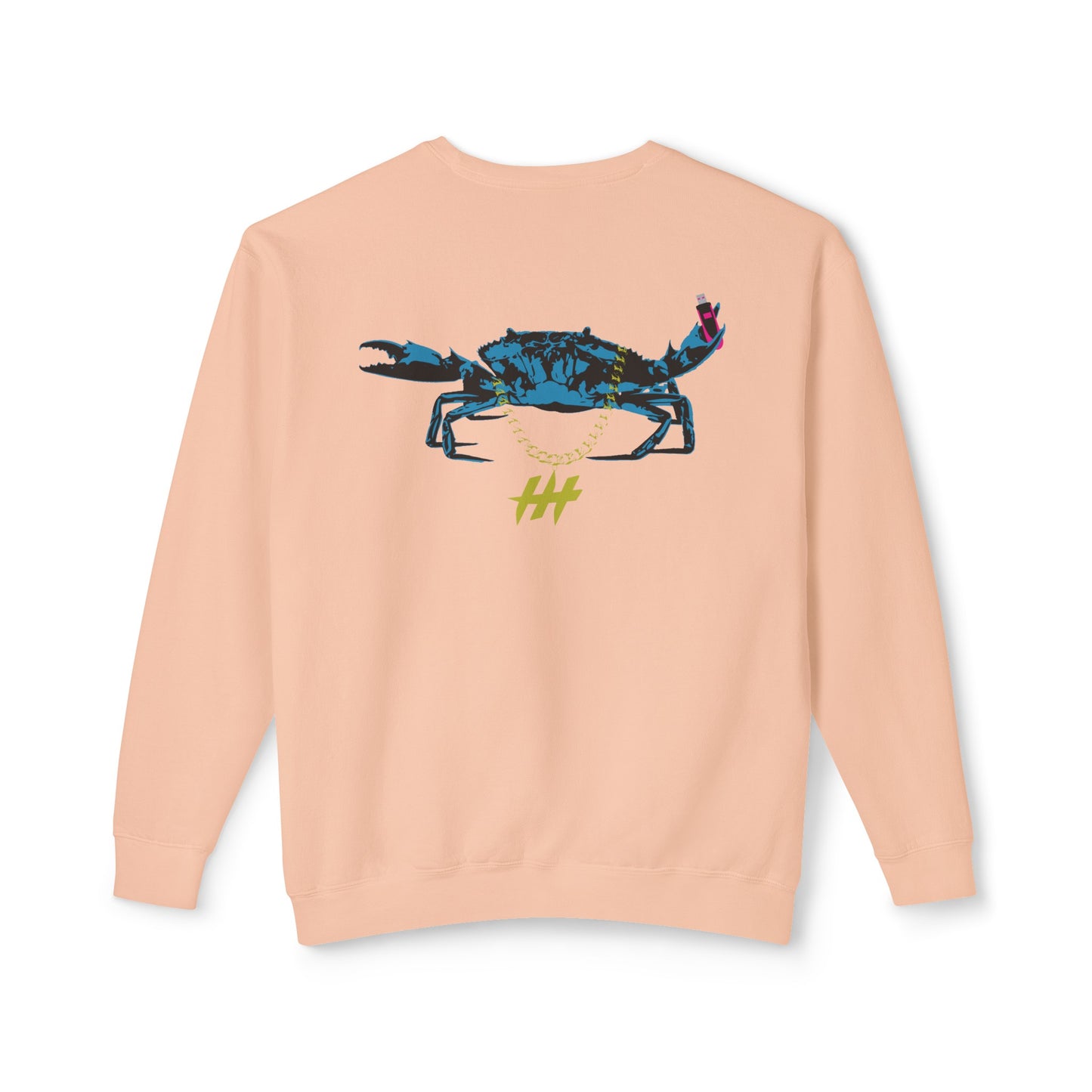 Harrison Heights' Cool Crab Crewneck (Black/Blue)