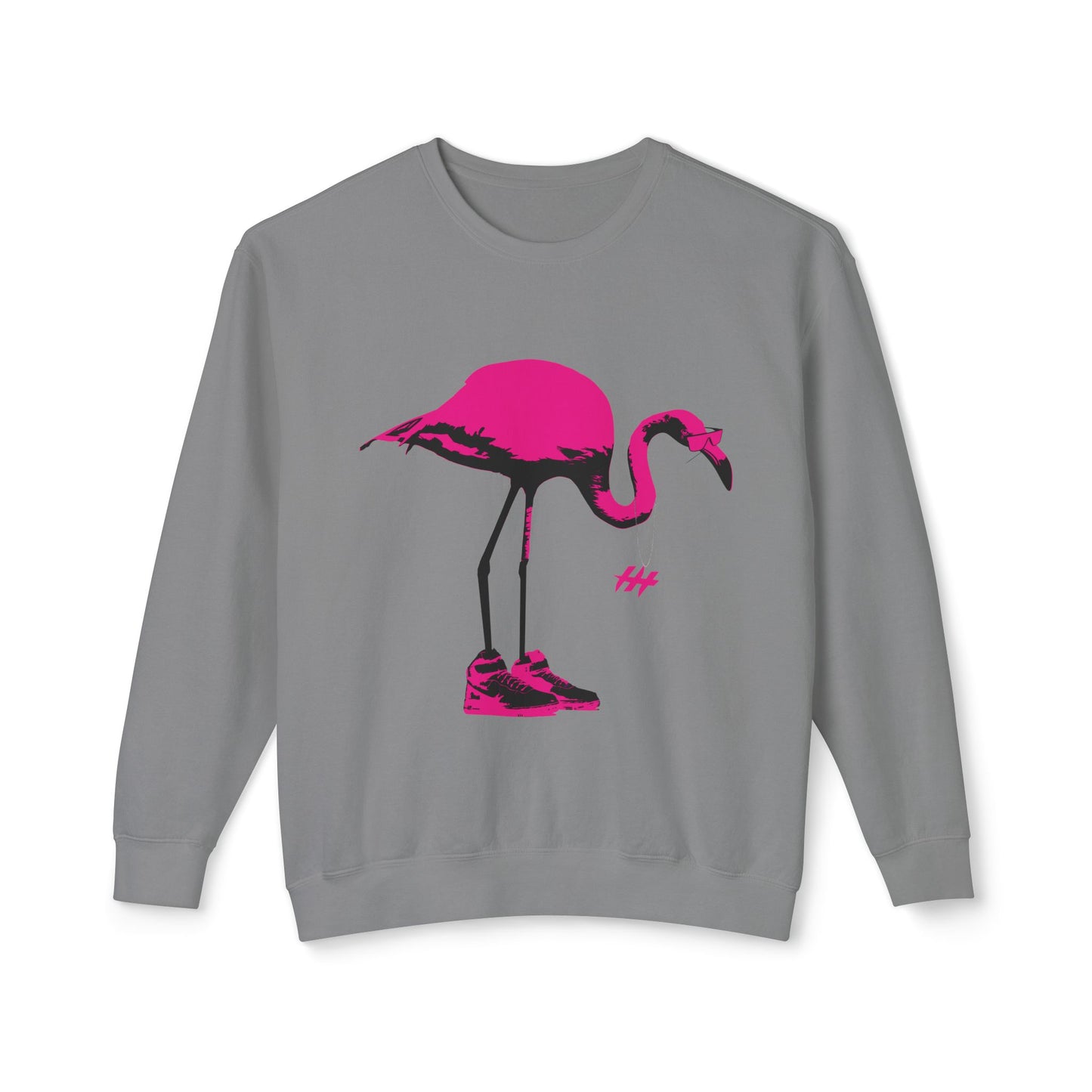 Harrison Heights' Fuego Flamingo Sweatshirt (Pink/Black)