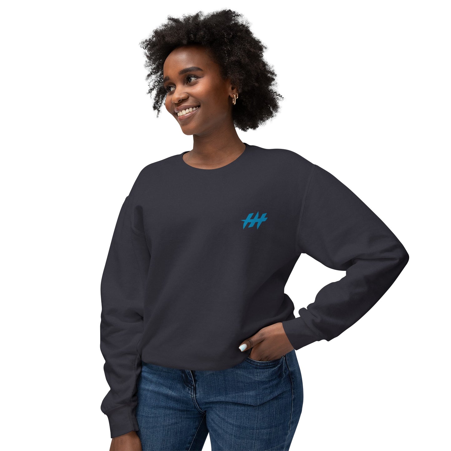 Harrison Heights' Cool Crab Crewneck (Black/Blue)