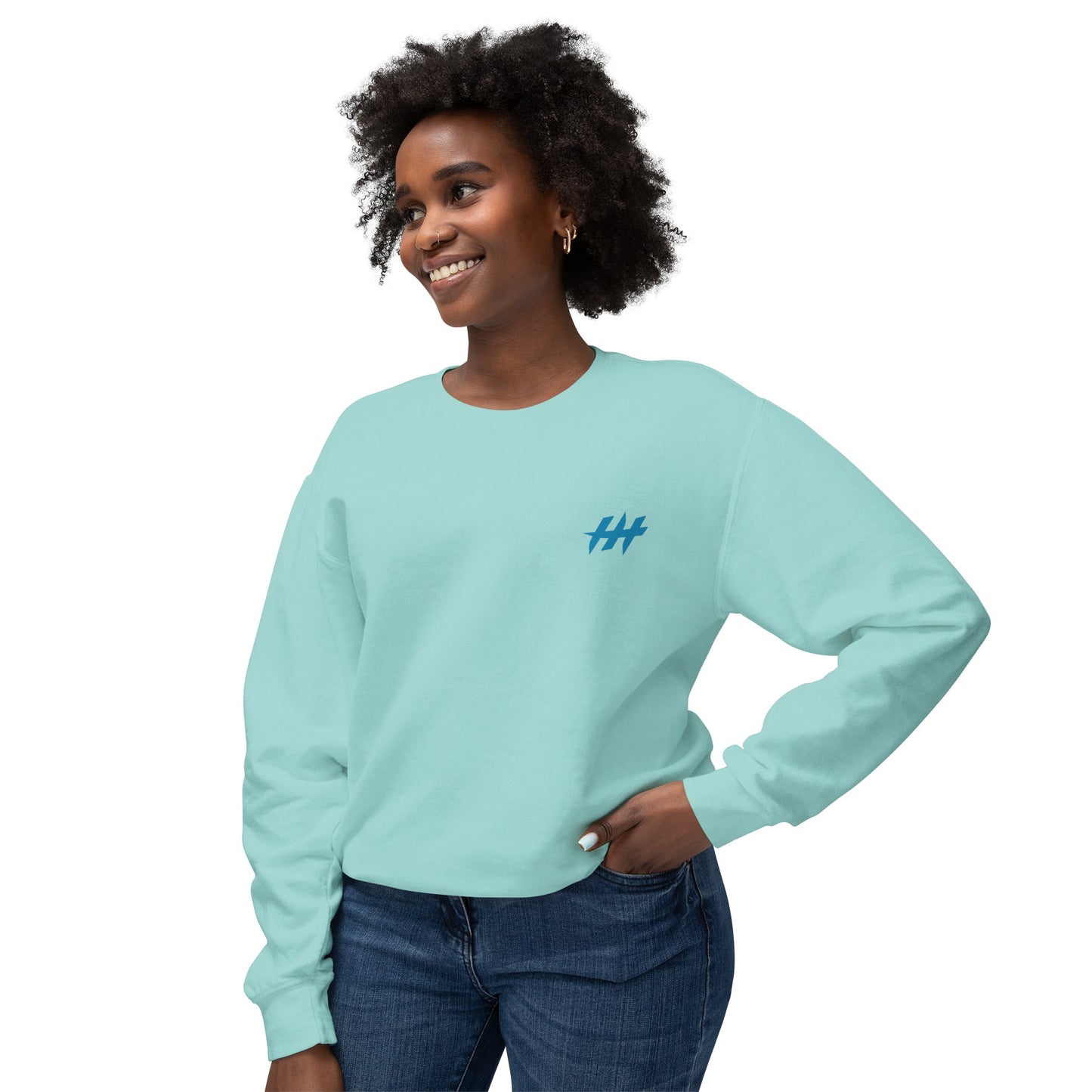 Harrison Heights' Cool Crab Crewneck (Black/Blue)