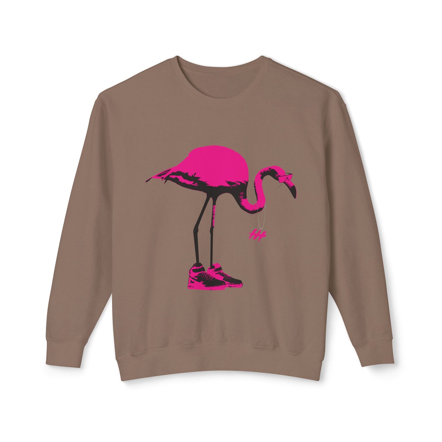 Harrison Heights' Fuego Flamingo Sweatshirt (Pink/Black)