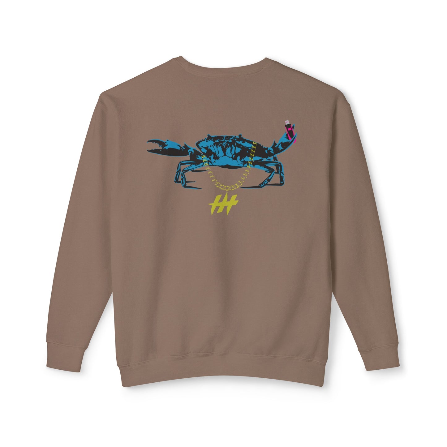 Harrison Heights' Cool Crab Crewneck (Black/Blue)