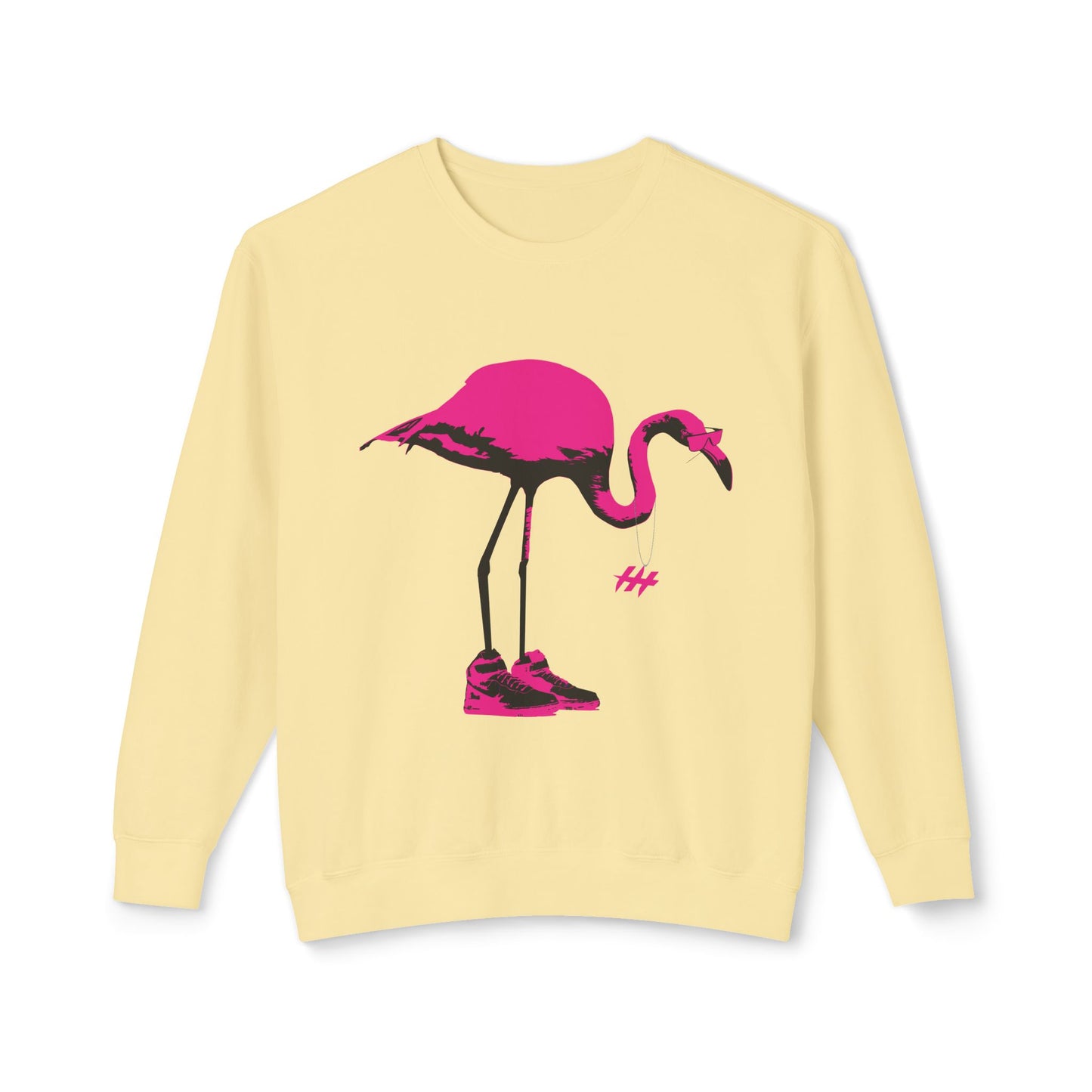 Harrison Heights' Fuego Flamingo Sweatshirt (Pink/Black)